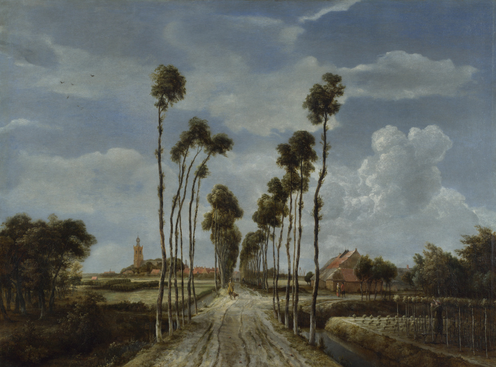 霍贝玛高清油画The Avenue at Middelharnis.tif
